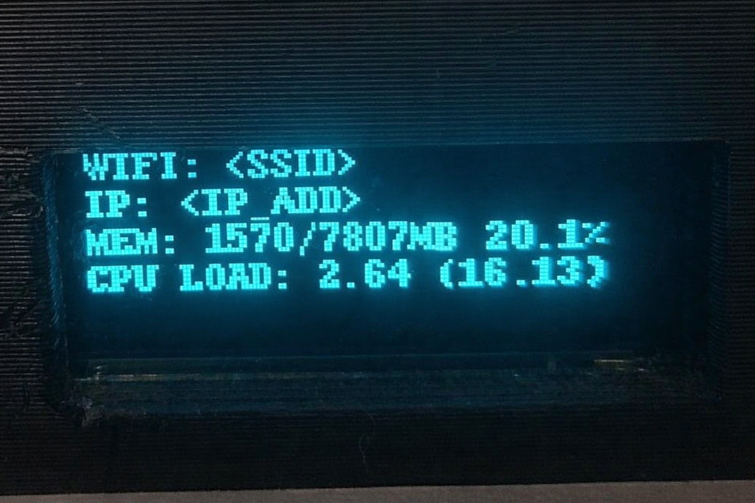 OLED system info